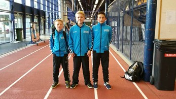 3 stolte gutter på Interkretssamling i Finland i Høstferien